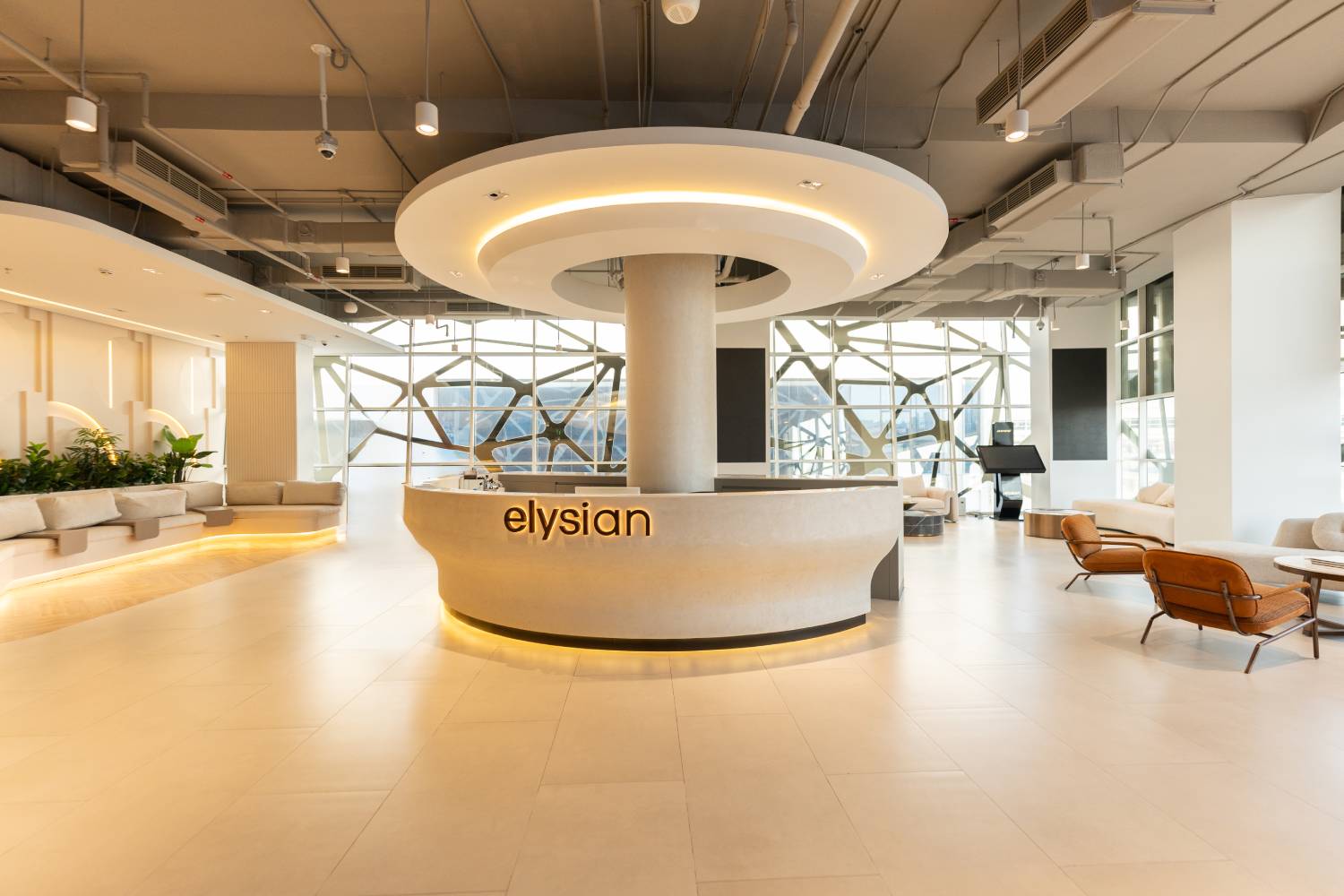 Elysian office reception — Sheikh Zayed Road
