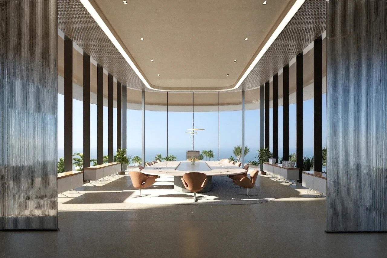 Modern minimalist interior