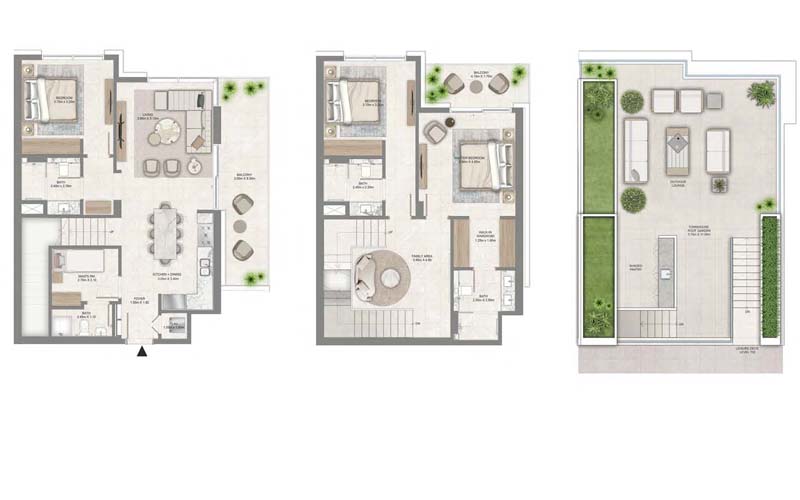 2-Bedroom Apartments