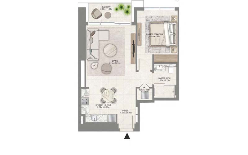 1-Bedroom Apartments