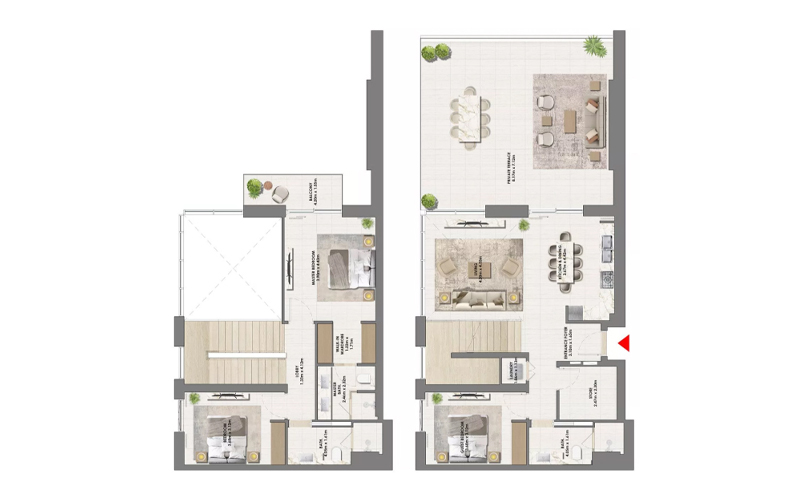 3-Bedroom Duplex