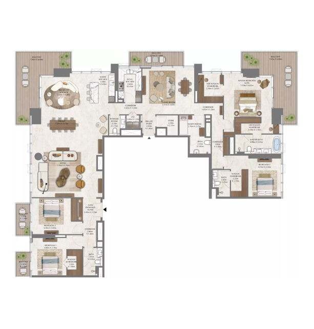 4-Bedroom Penthouse