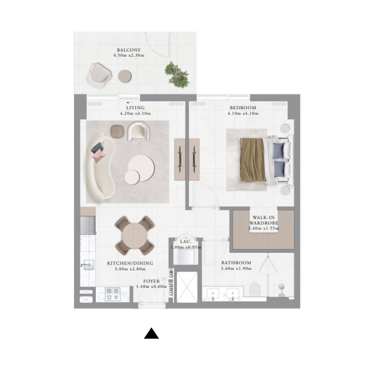 1-Bedroom Apartment