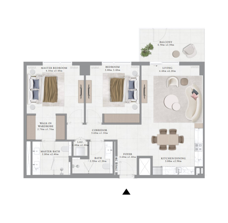 2-Bedroom Apartment