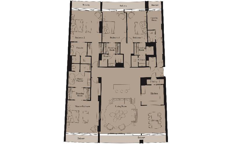 4 - Bedroom Apartment