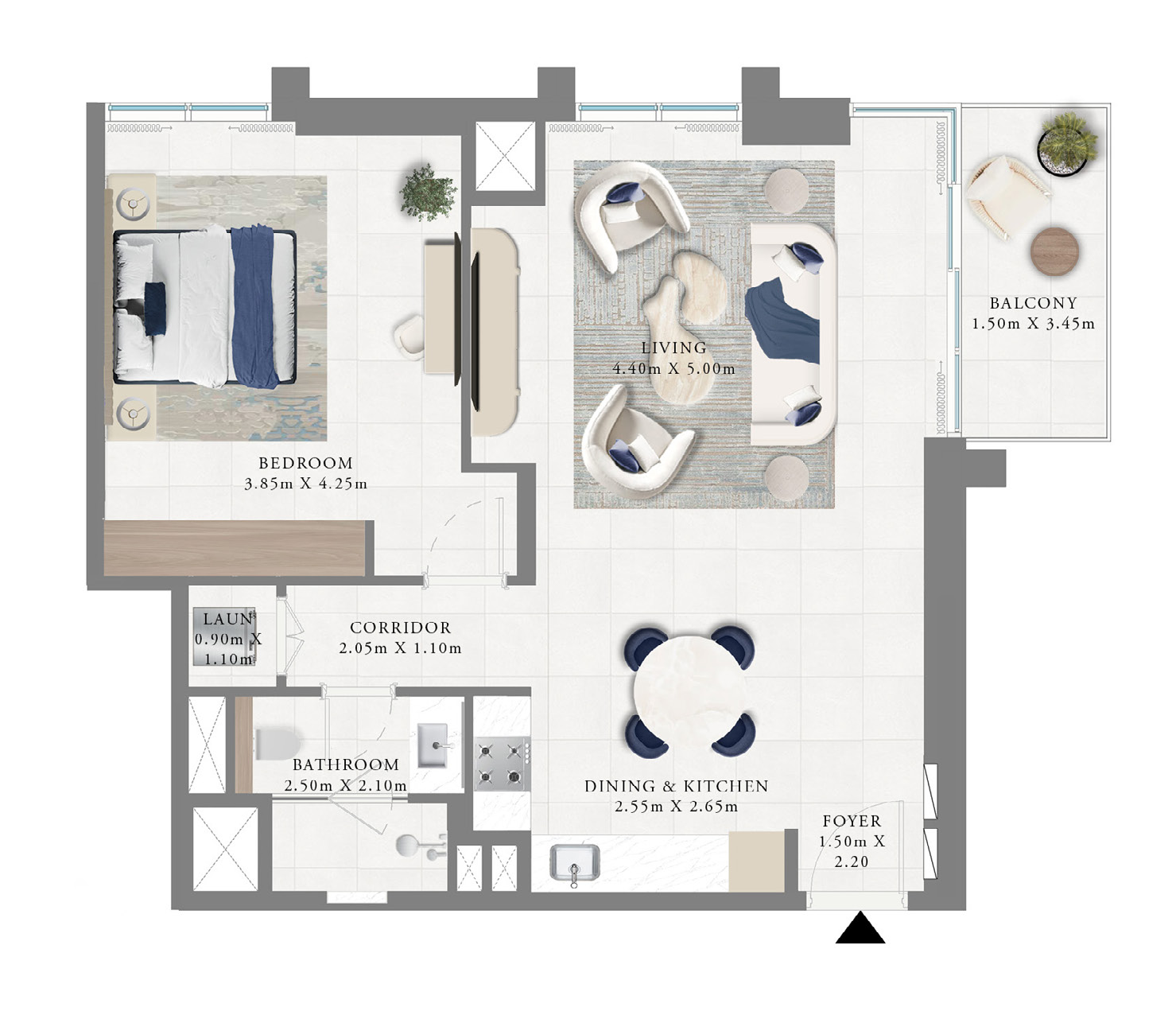 1-Bedroom Apartment