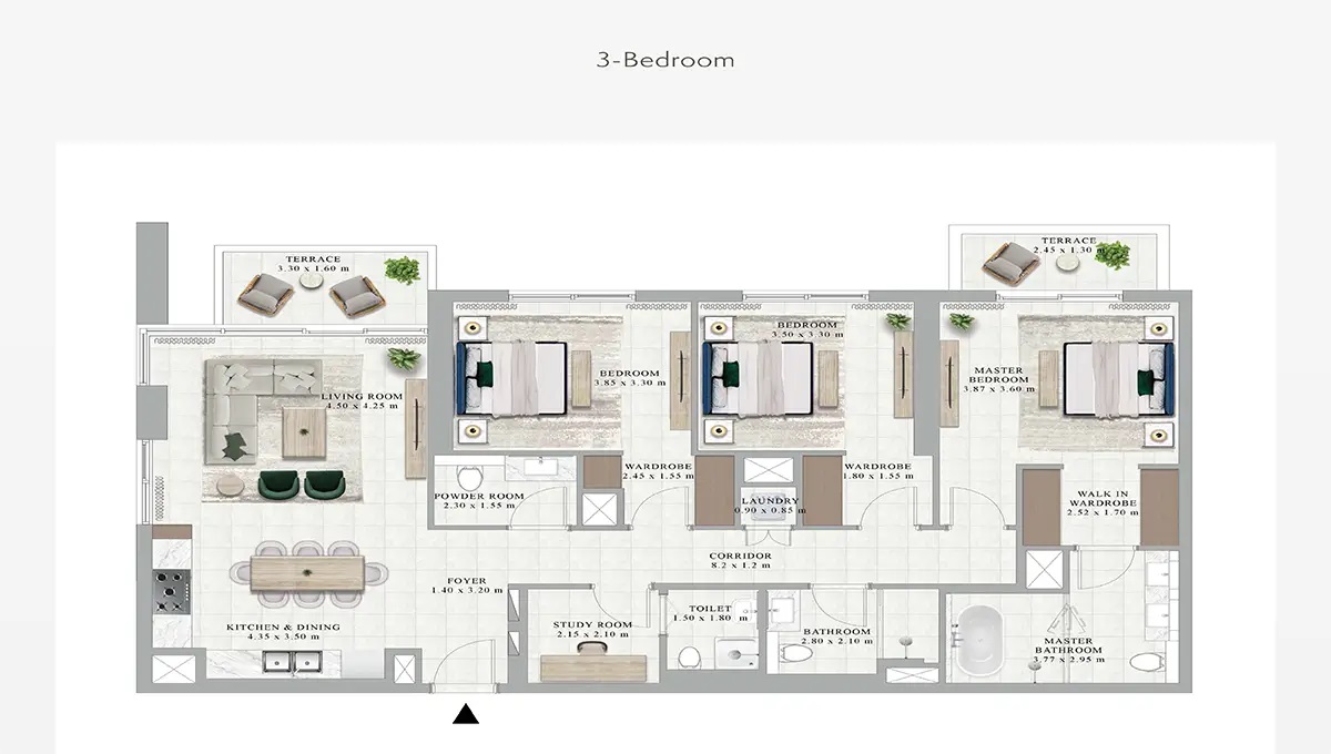 3 Bedroom apartment