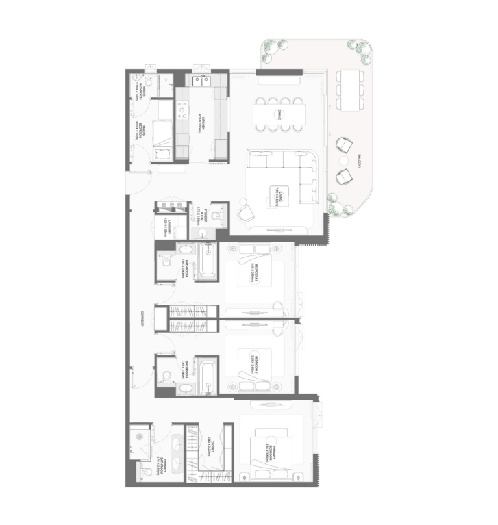 3-Bedroom Apartment